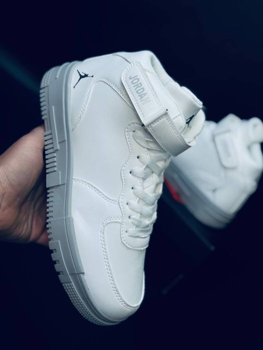 Nike Jordan Retro мужские белые зимние кроссовки Найк Джордан ретро