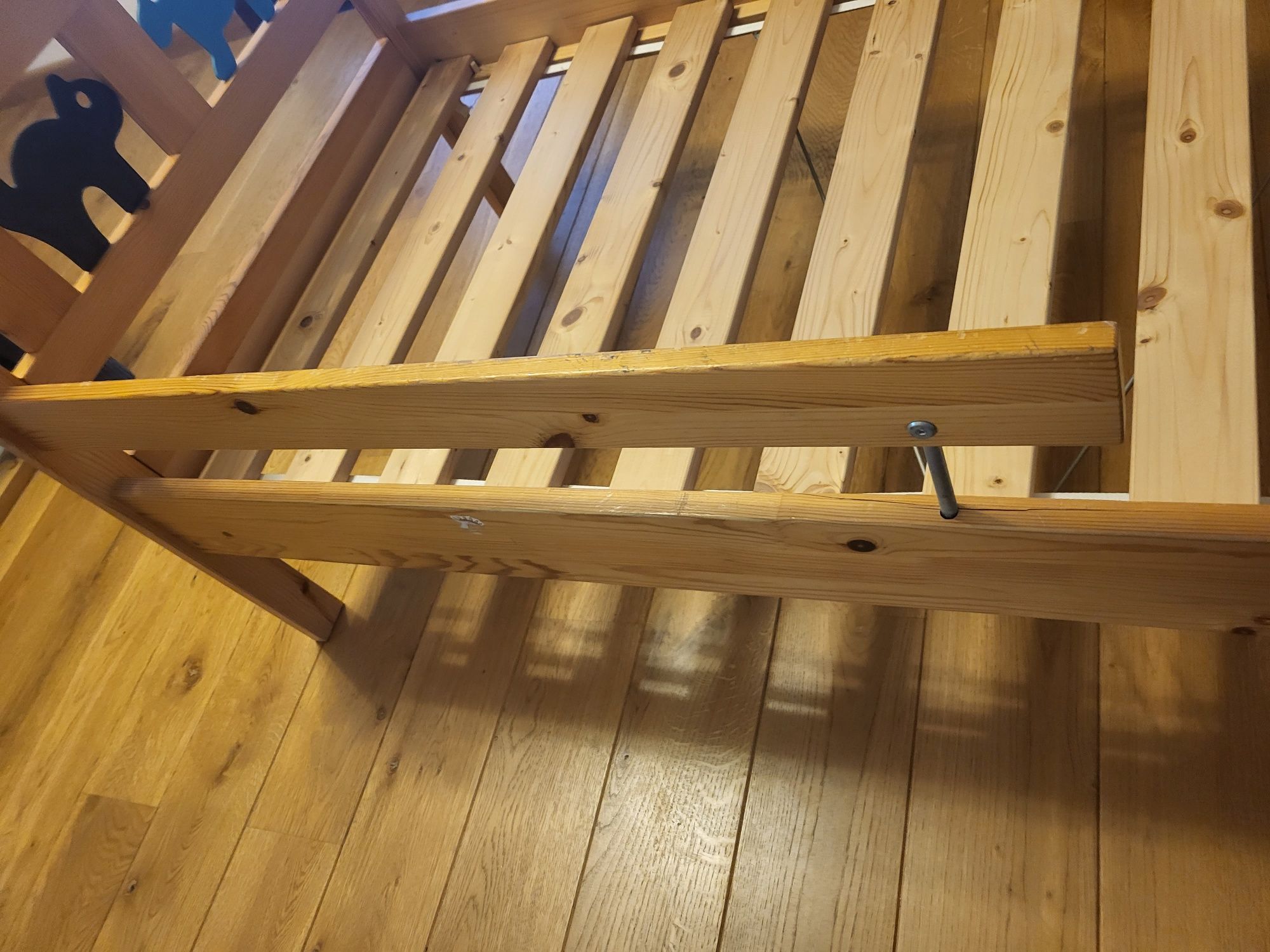 KRITTER IKEA Łóżko z dnem z listew, drewno, bez materaca