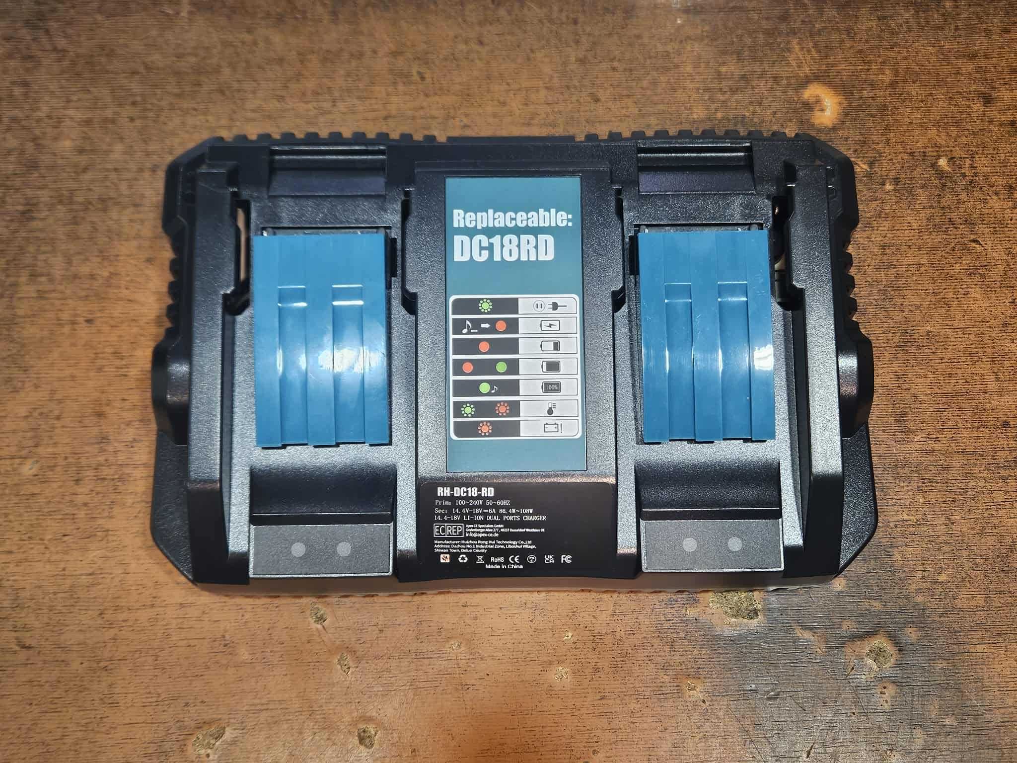 Ładowarka zamiennik Makita DC18RD 18V 2 porty