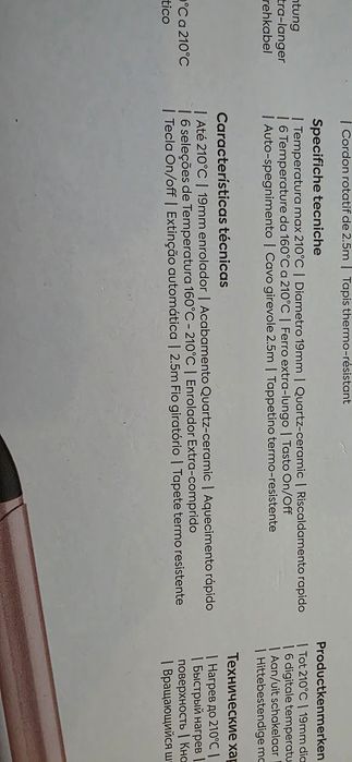 Maquina de encaracolar Babyliss