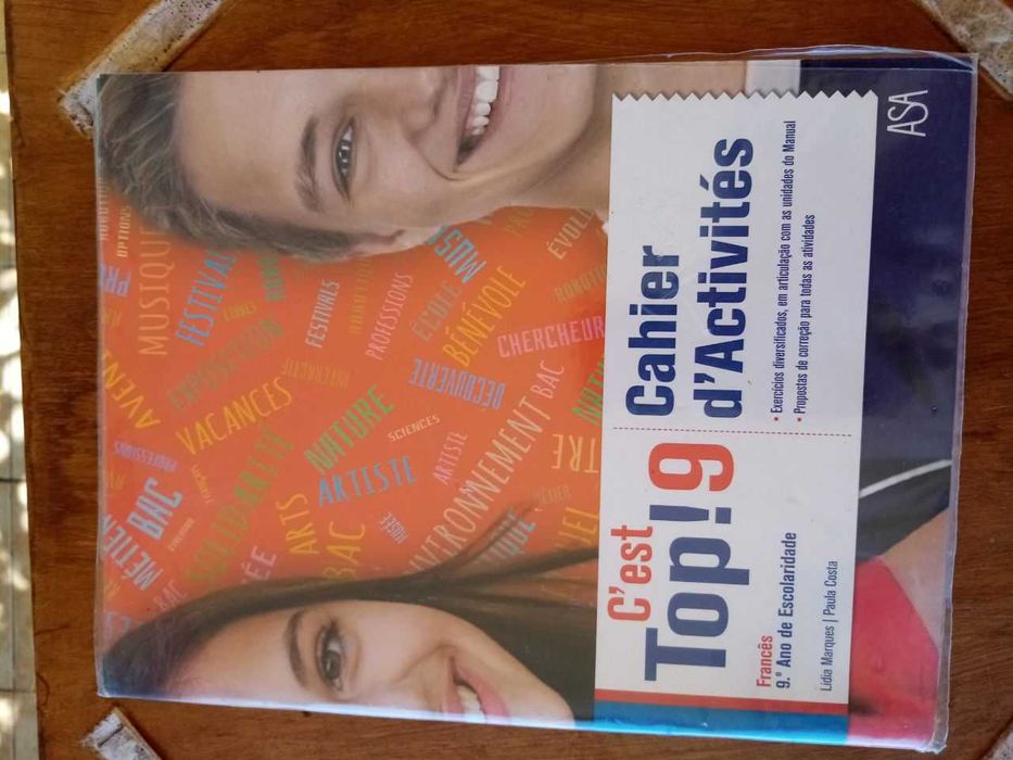 Caderno de Atividades 9ºano (frances, fq, ing, ciencias, hist, pt,mat)