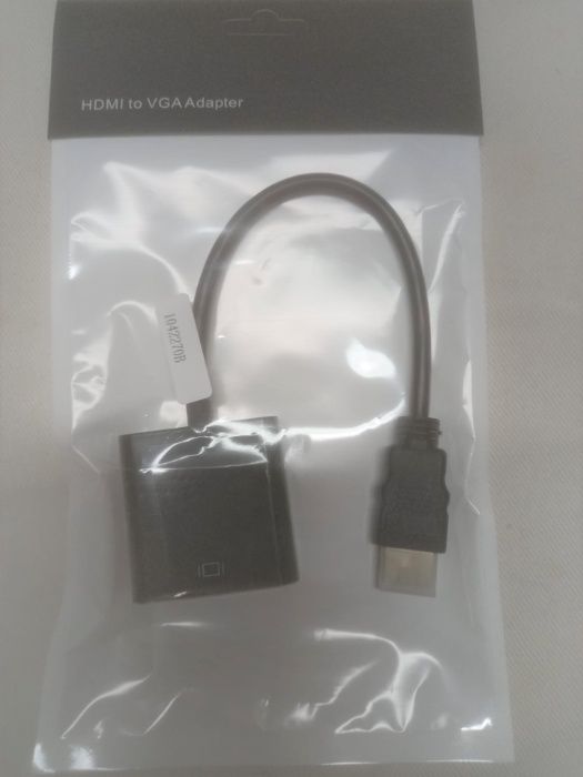 Adaptador Conversor HDMI para VGA Novo