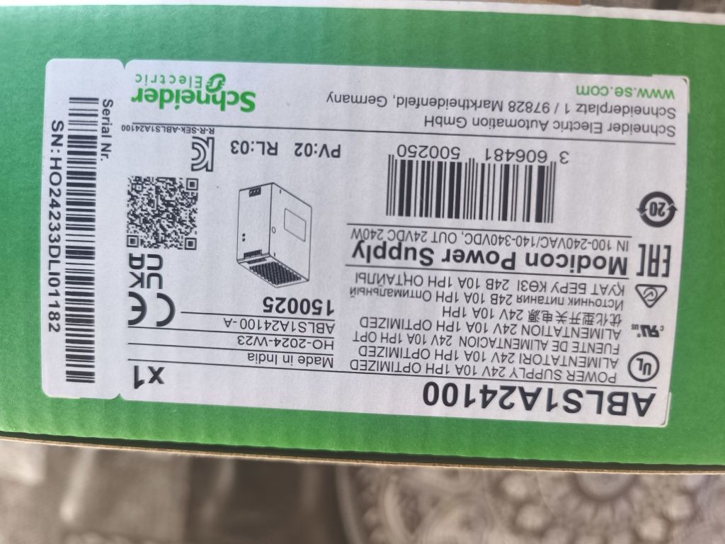 Zasilacz 24V 240W Schneider ABLS1A24100 nowy