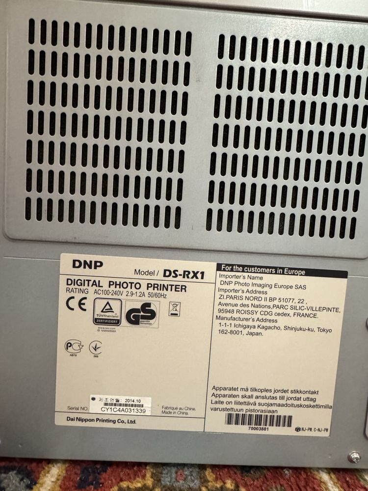 Drukarka do zdjec DS-RX1