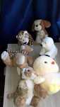 Pack 6 peluches animais
