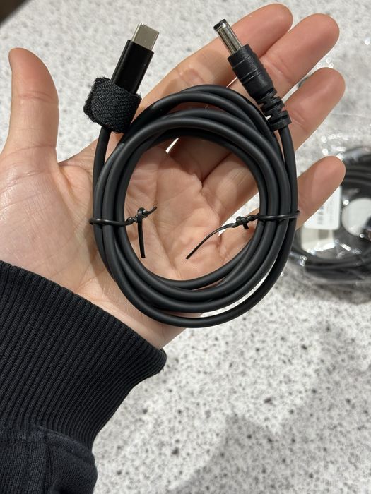 Кабель-адаптер USB Type-C на DC5521 з тригером PD 12V/3А 65Вт