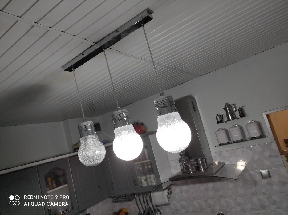 lampa wisząca BULB 3x60W E27