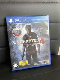гра на диску Uncharted 4 PS4 Playstation 4