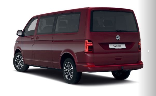 Wynajem Busa VW Caravelle 4Motion napęd 4x4 2.0 AUTOMAT 2023r 8 osob