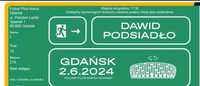 Bilet na koncert_Dawid Podsiadło_Gdańsk  02.06.24   2 szt