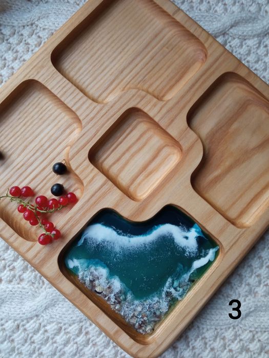 Минажница тарелка винный столик