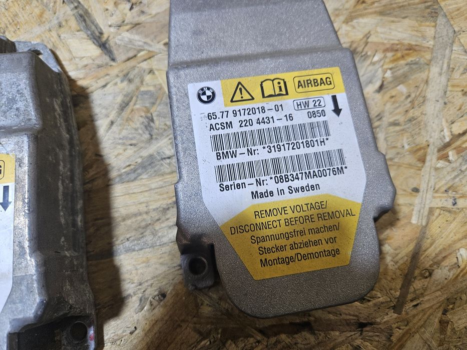 Moduł airbag Bmw E60 E61 sensor sterownik poduszek