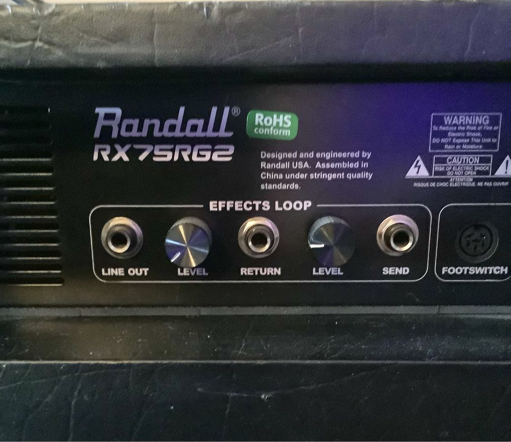 Amplificador guitarra Randall RX75RG2