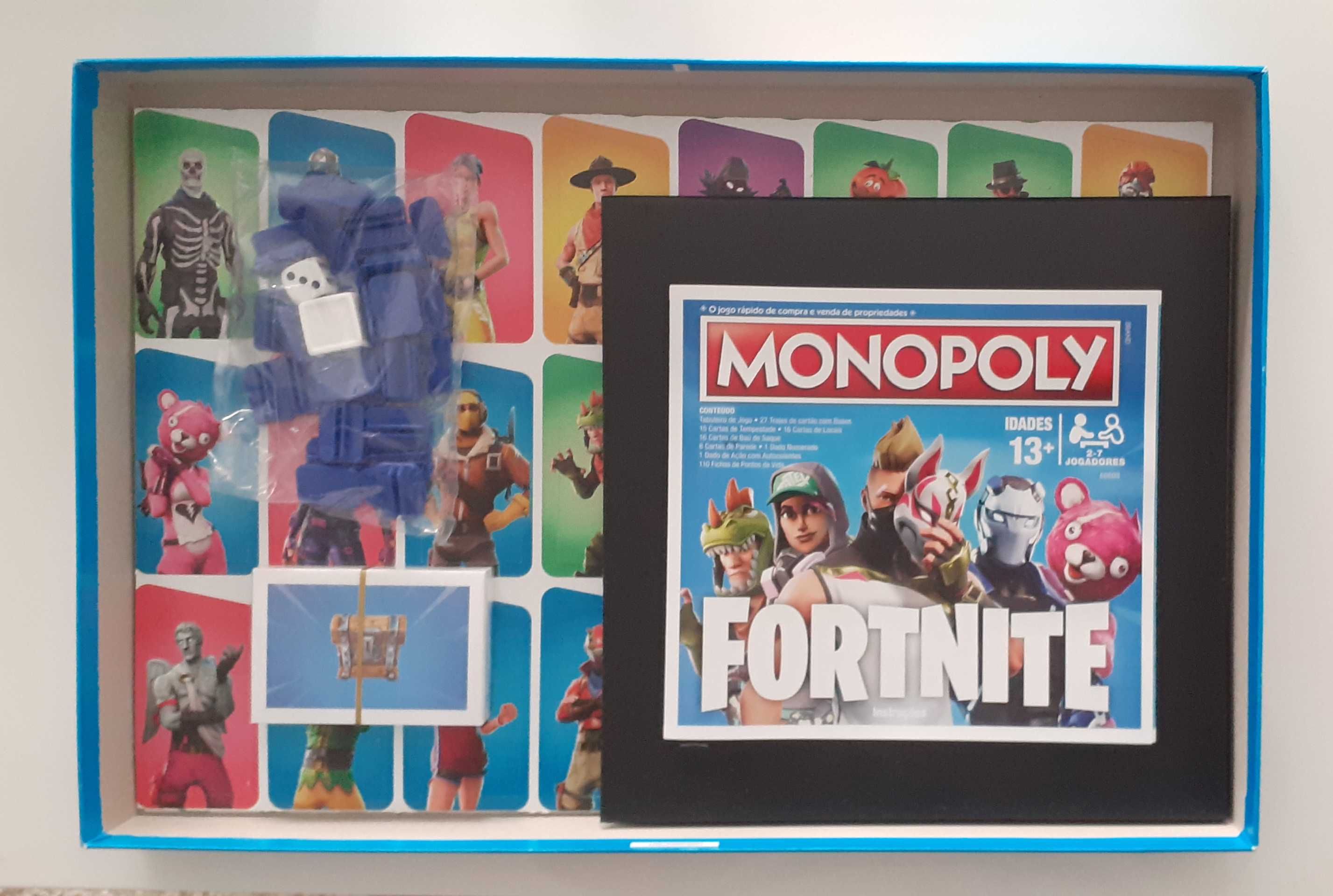 Jogo Monopoly Fortnite-novo