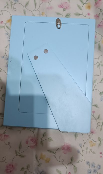 Moldura com prata platinada