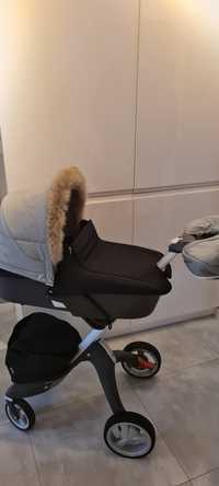 Wózek dziecięcy Stokke 2w1 + Winter kit zimowy