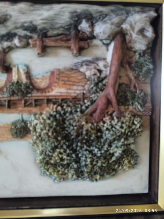 Quadro em relevo