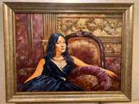 Картина "Портрет жінки"з підпис.худ.Олія на полотні .Розм.72*92 см