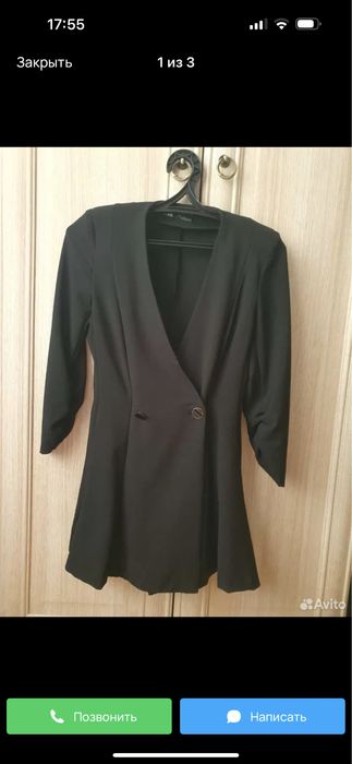 Платье-комбинезон zara стильное