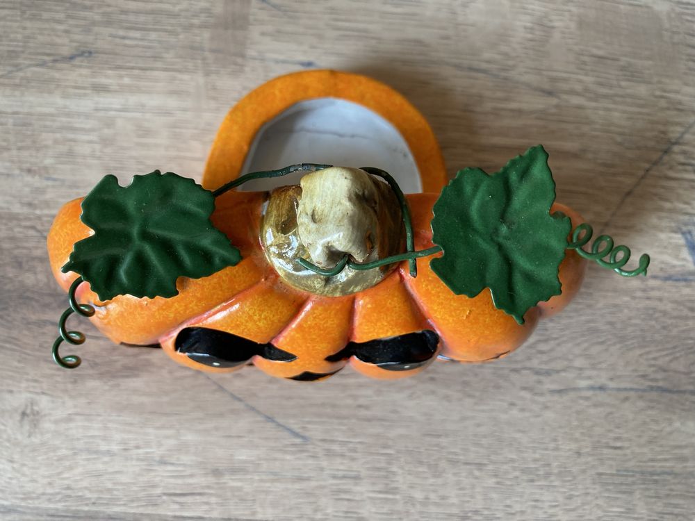 Świecznik dynia halloween