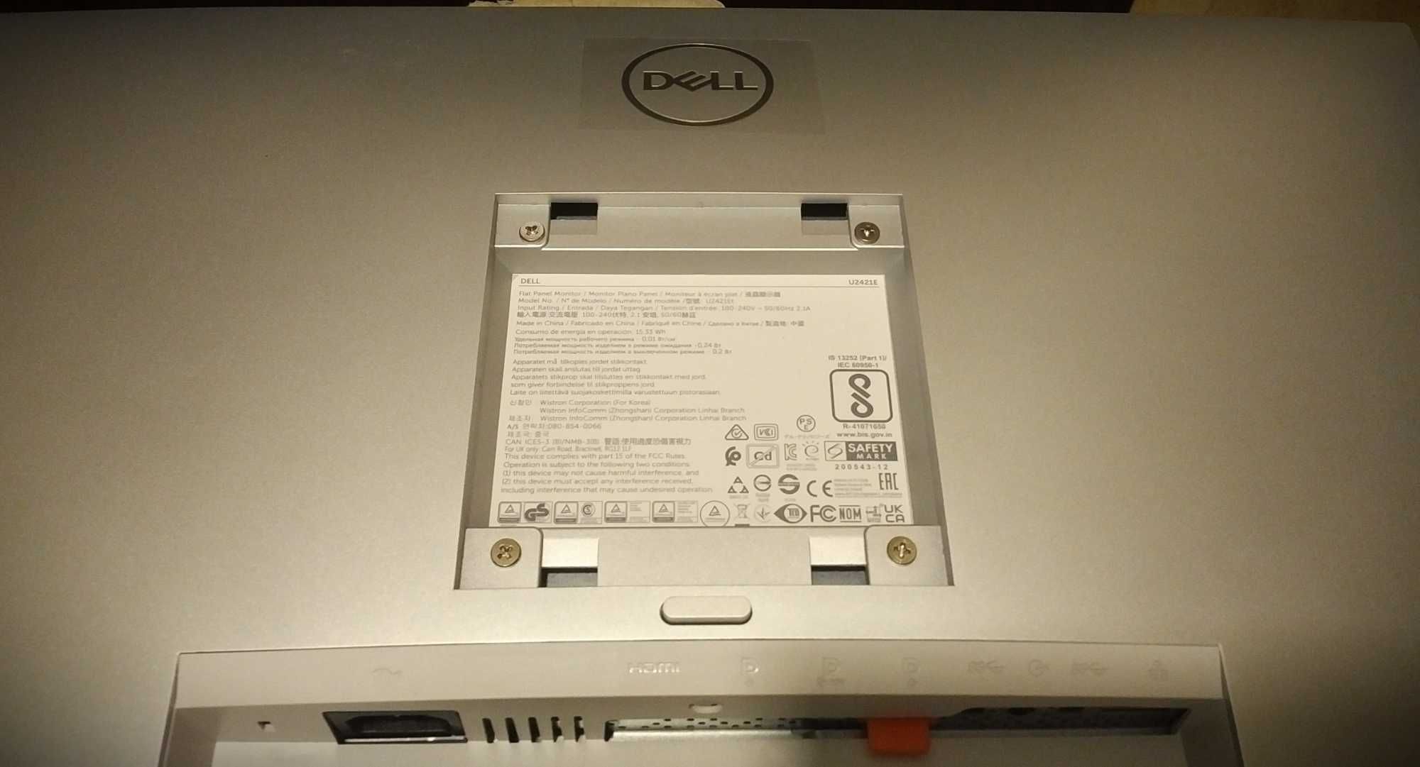 Monitor DELL U2421E 24" 1920x1200px IPS - Nowy - !!