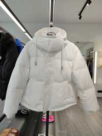 Пуховик AMI Paris Ami de Coeur-Patch Padded Jacket White