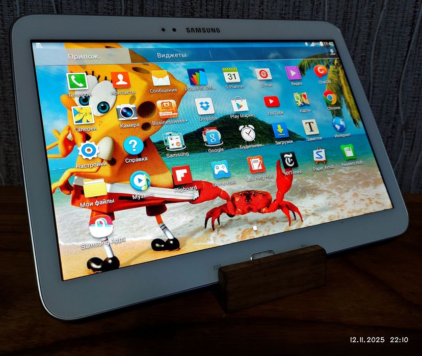 Планшет 10 дюймов Samsung Galaxy Tab на 1 сим 4G LTE 2/16 + чехол