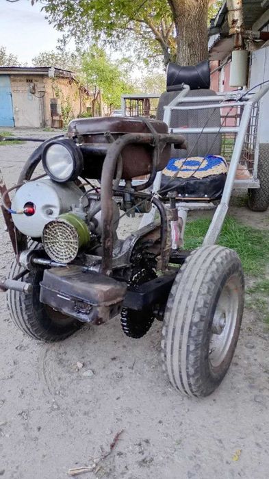 Саморобний Мотоблок з прицепом