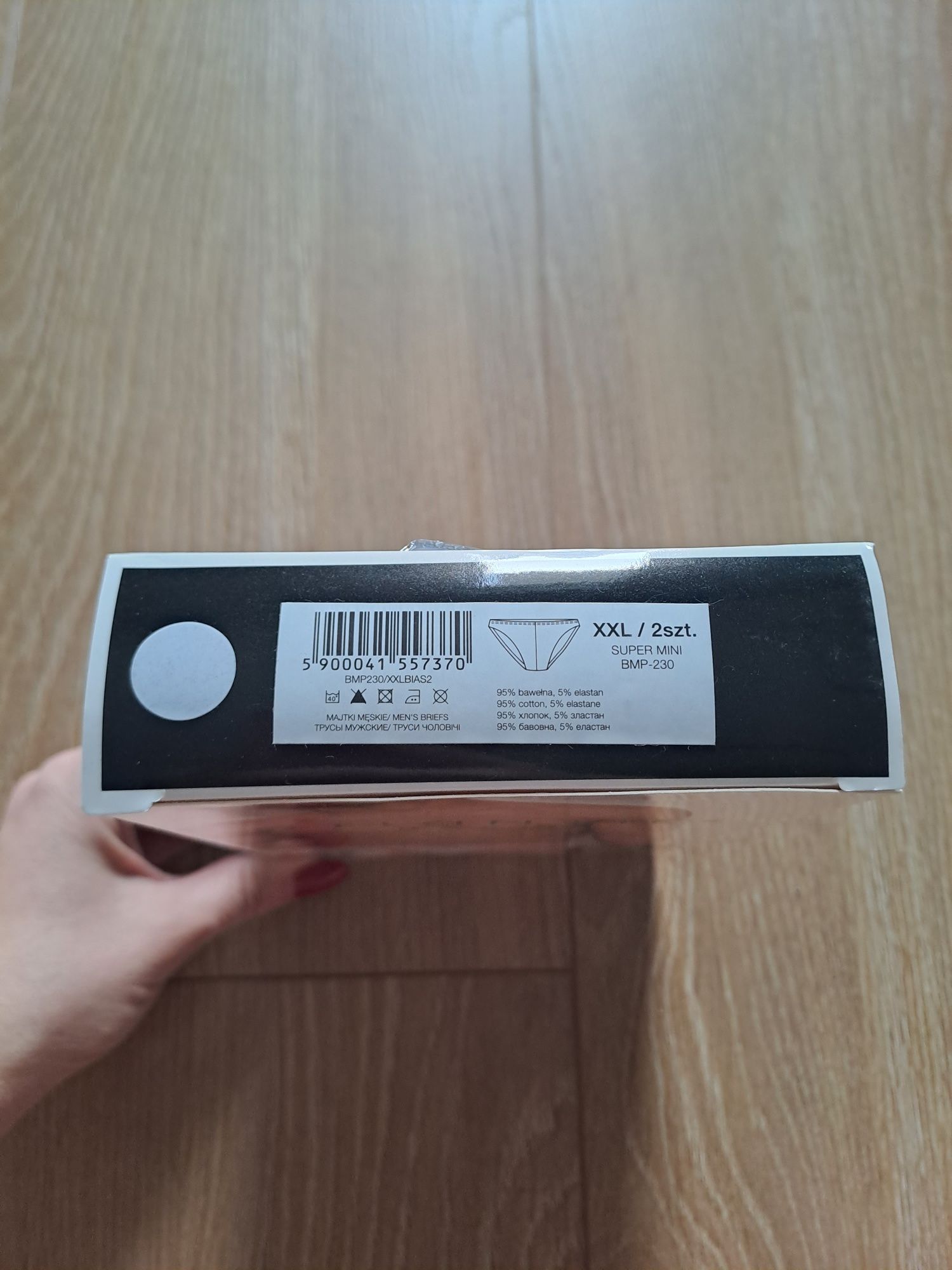 Slipy męskie Atlantic, rozmiar XXL, 2PACK, super mini