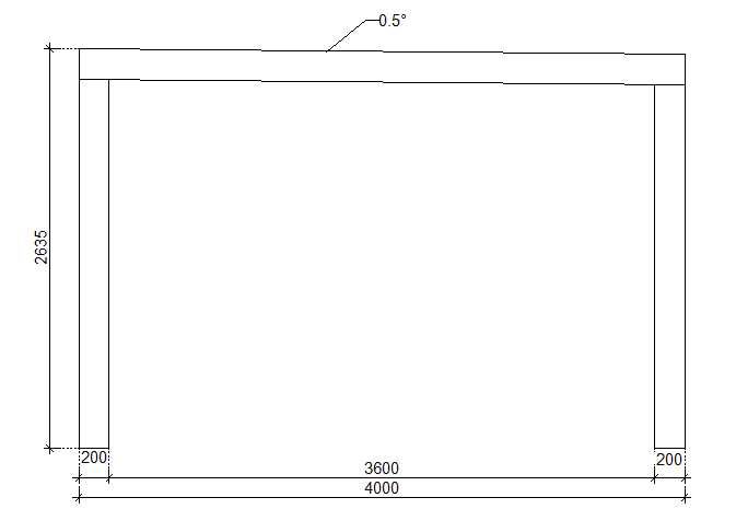 Pergola altana rzymska Eko 400x300cm wolnostojąca masywna