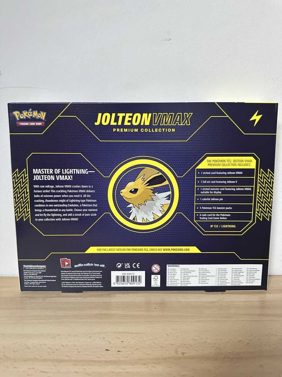 Pokemon TCG Jolteon VMAX Premium Collection