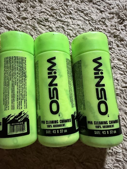 Серветка зі штучної замші в тубі WINSO 43x32 см