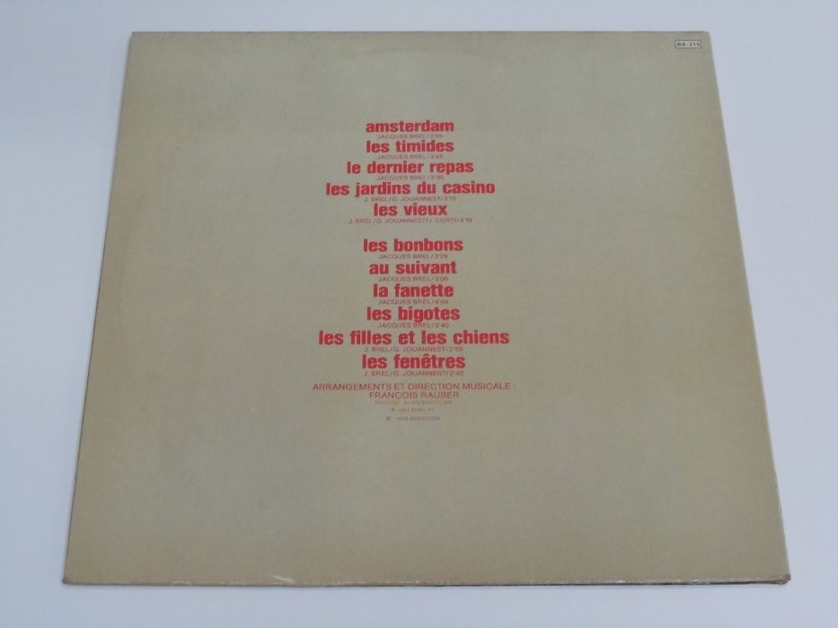 Disco de Vinil LP | Jacques Brel - Amsterdam 3