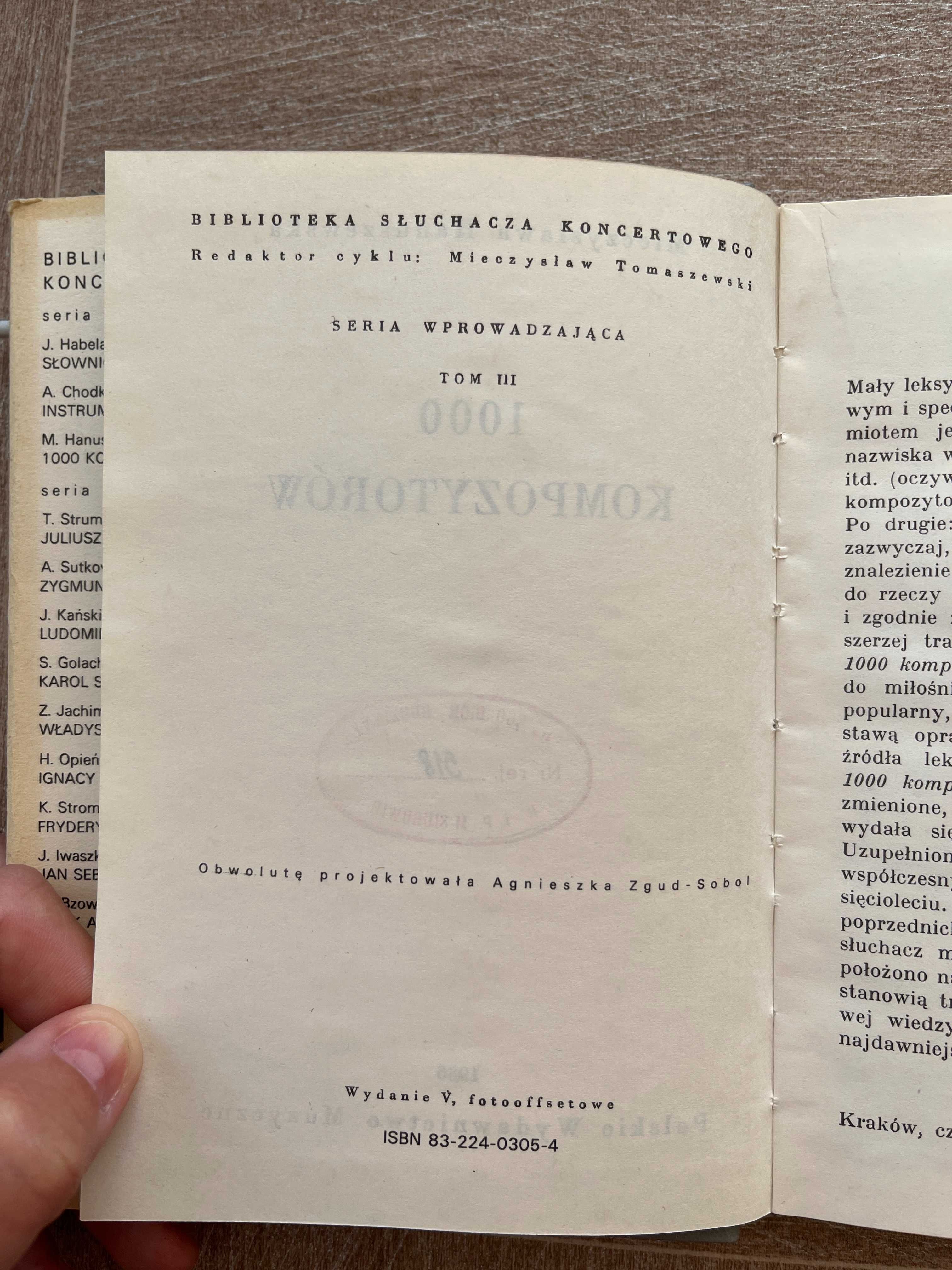1000 kompozytorów Hanuszewska Mieczysława