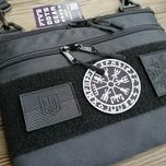 Сумка через плечо fivedotsgear с велкро липучкой для патчей шевронов