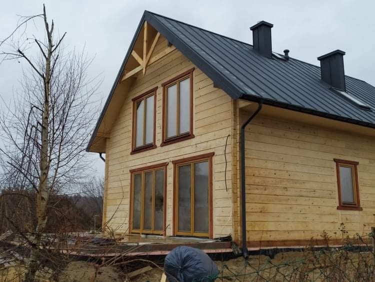 CIESIELSTWO BUDOWLANE " Budowa domków drewnianych z Bala , Szkieletowy