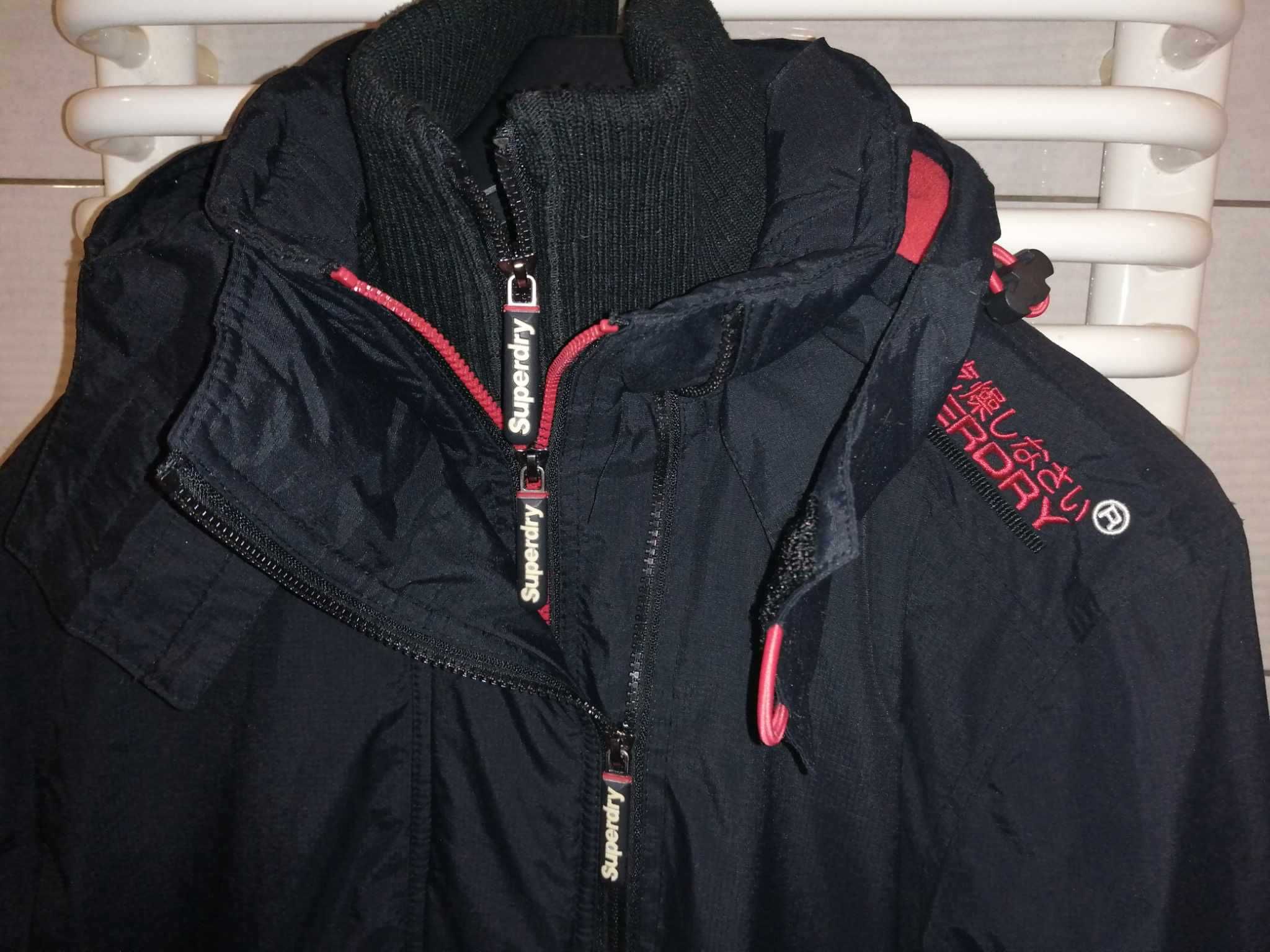 SUPERDRY Japan Windcheater Kurtka Kaptur M Oryginalna 100% Jak Nowa