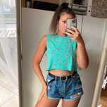 Bluzka crop top arbuzy Sinsay M nowa z metką bawełna bawełniana