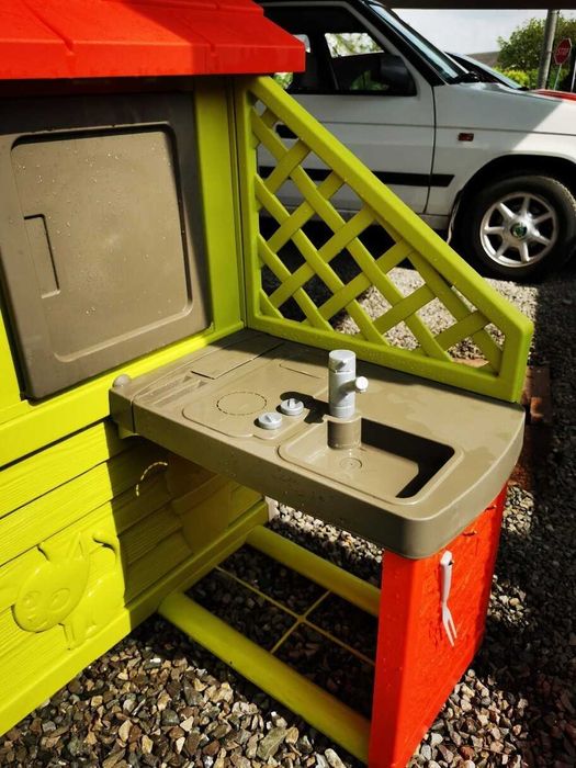 Domek Smoby Nature z kuchnią +2 super gratisy (kosz i wózek na zakupy)