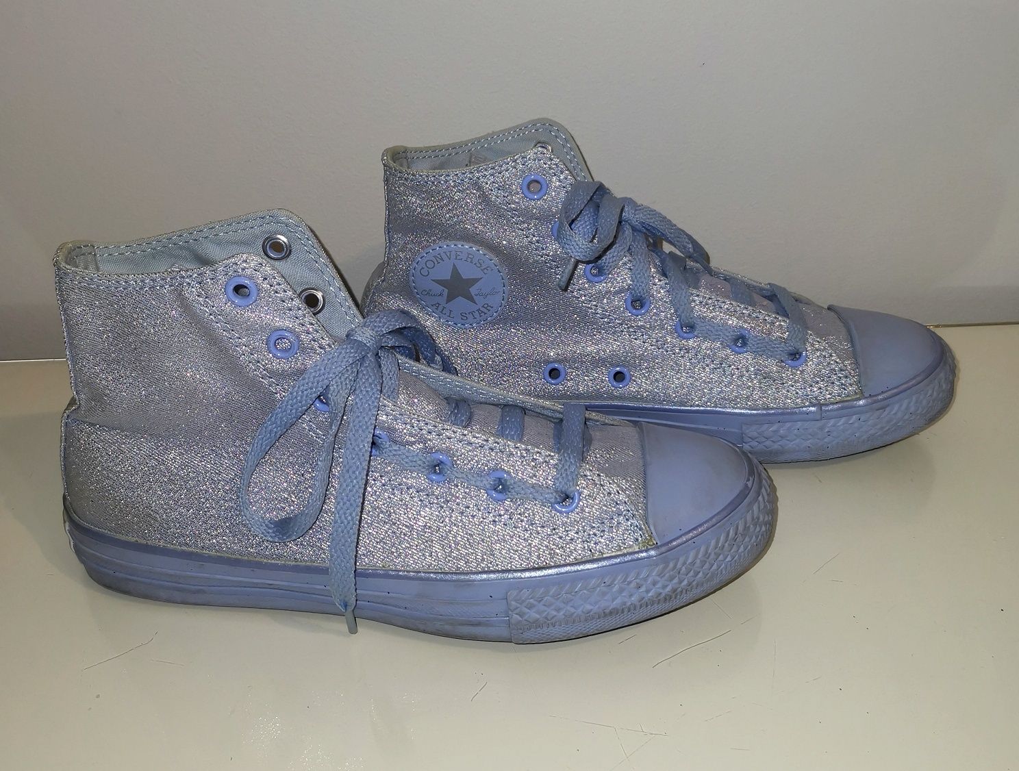 Trampki converse glitter z brokatem rozm. 35