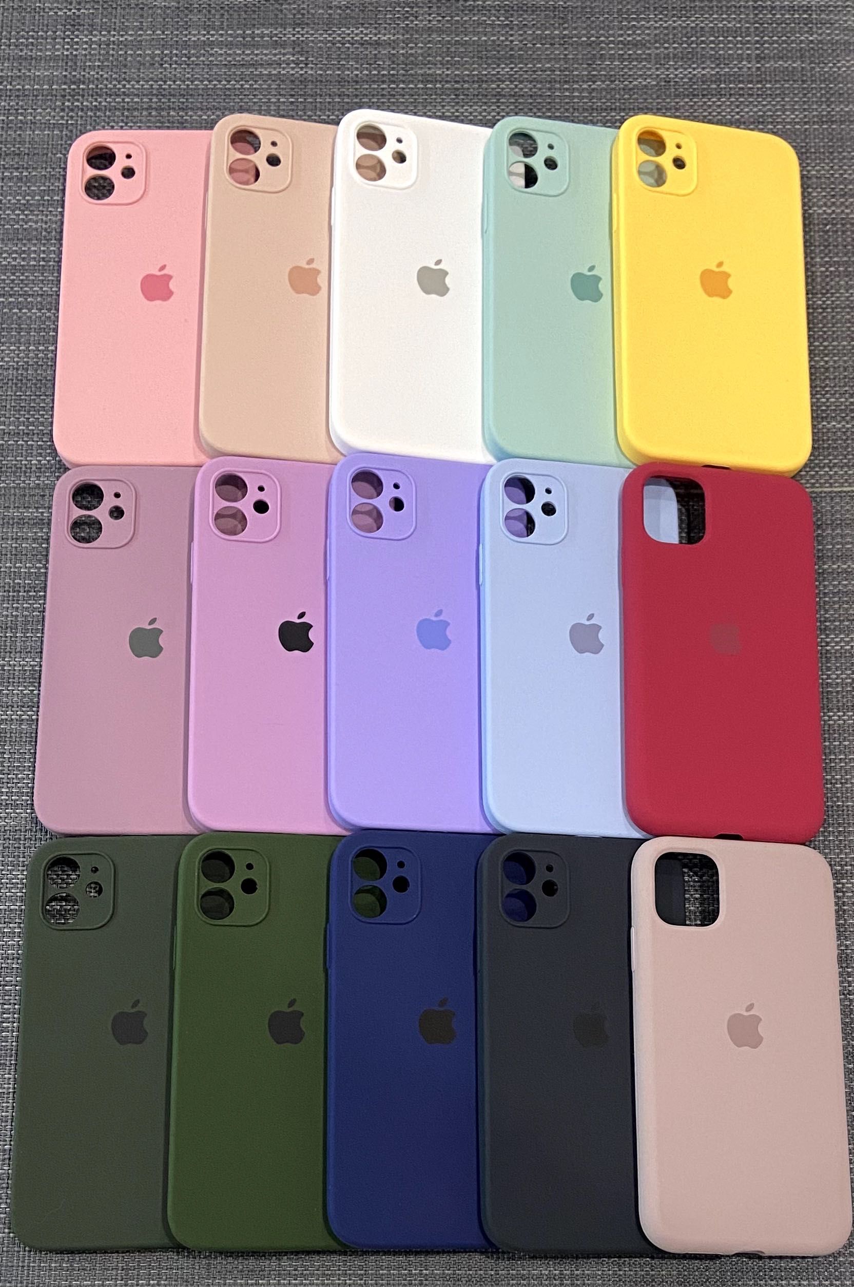Чехол на iPhone 11 и др модели айфон Soft-Touch силиконовый квадратний