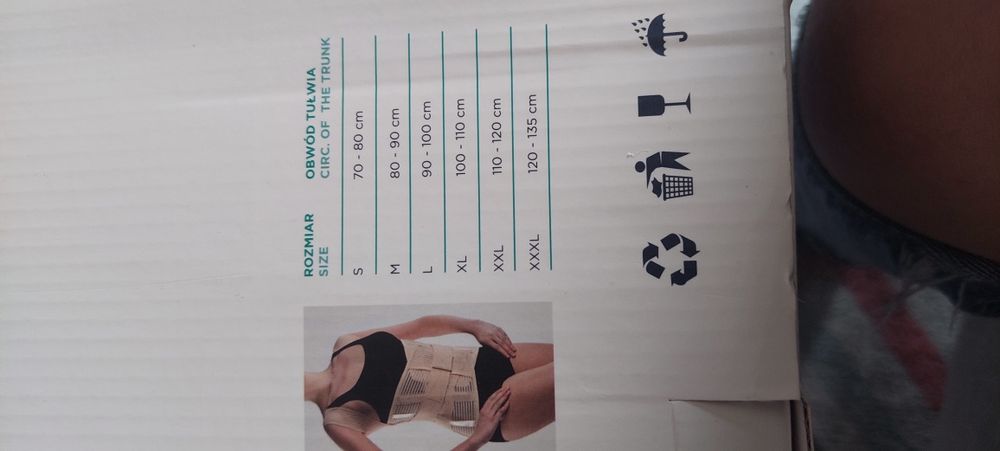 Orteza (gorset) piersiowo-lędźwiowo-krzyżowa regulowana model TGO-R704