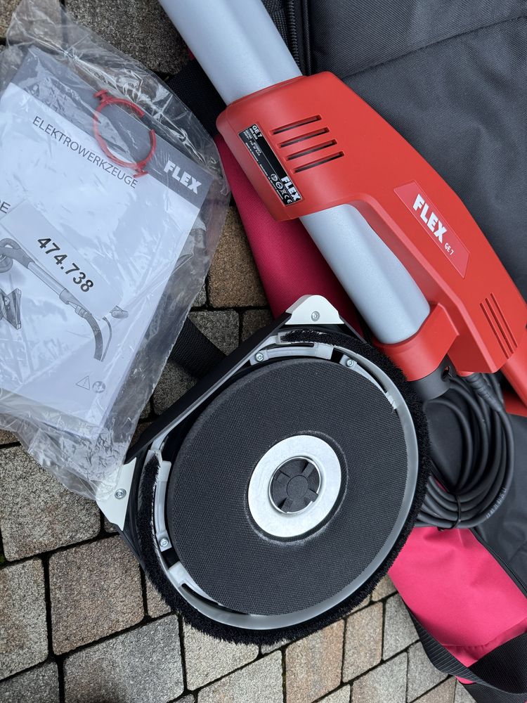 Nowa Żyrafa FLEX GE7 nowy model głowica ścięta do gładzi makita bosch
