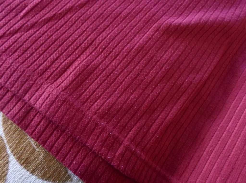 Czerwony bordo damski męski sweter Jean Michel 40 L kieszeń