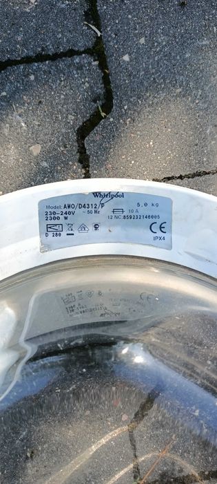 pralka whirlpool AWO/D4312/P silnik części