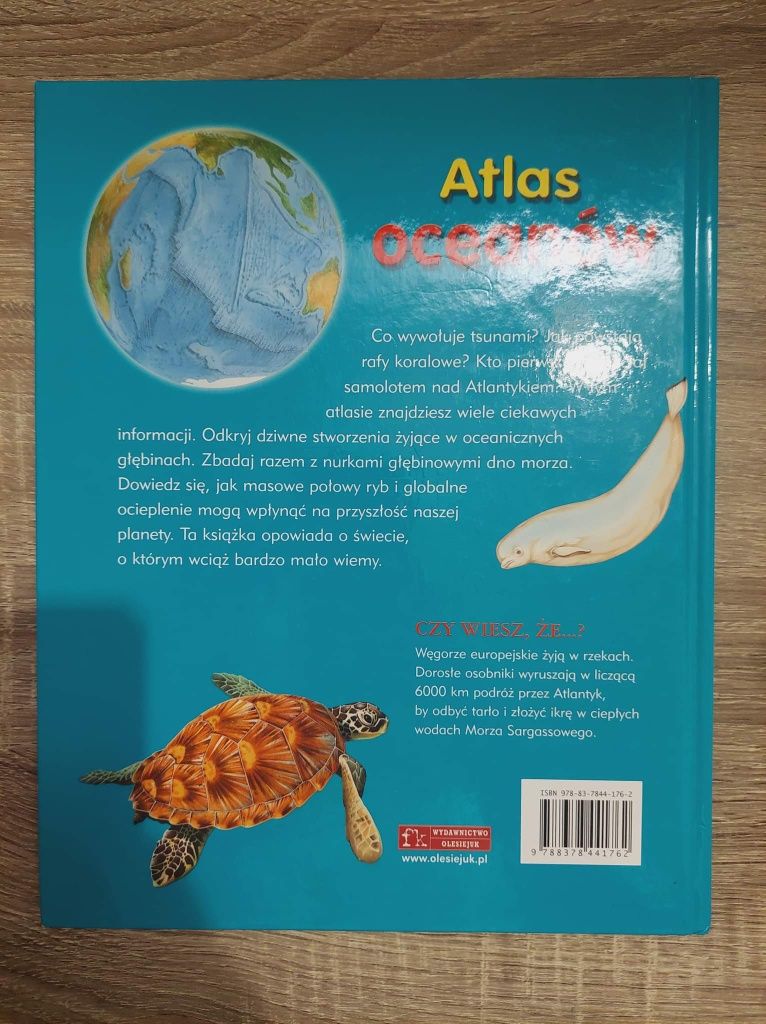 Atlas oceanów Nicholas Harris