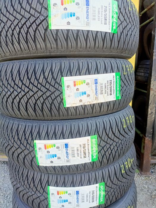 Nowe opony całoroczne wielosezonowe 215/55/18 Goodride 2025r