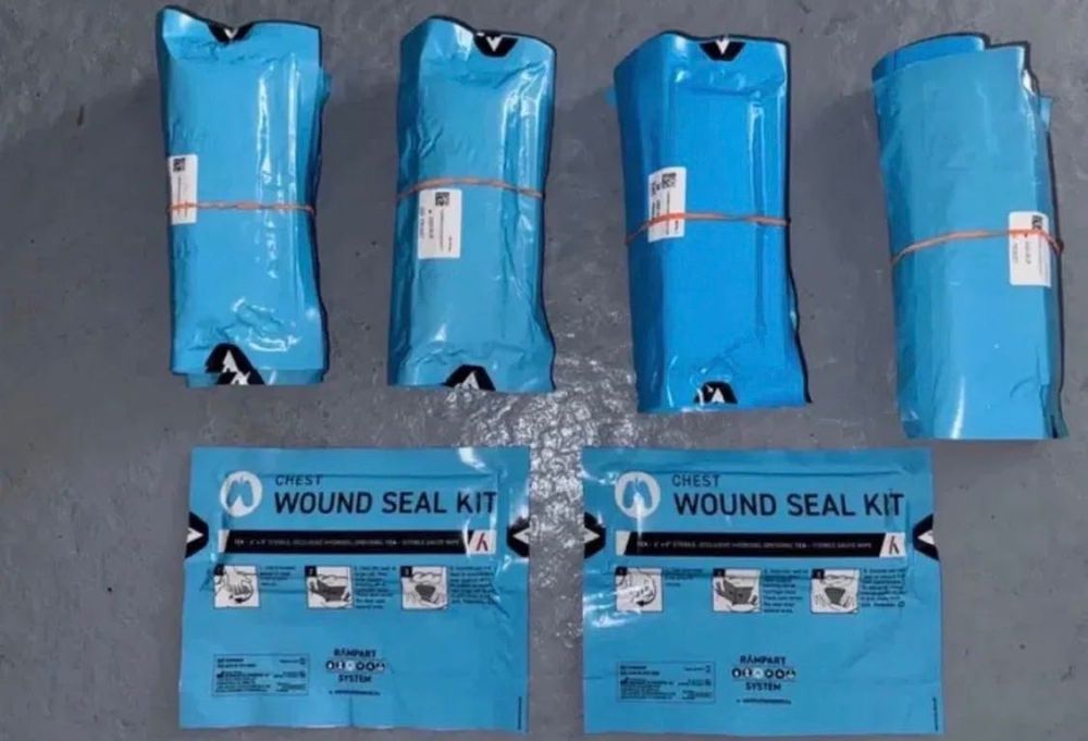 Набір герметизації рани на грудях армії США Army Chest Wound Seal kit