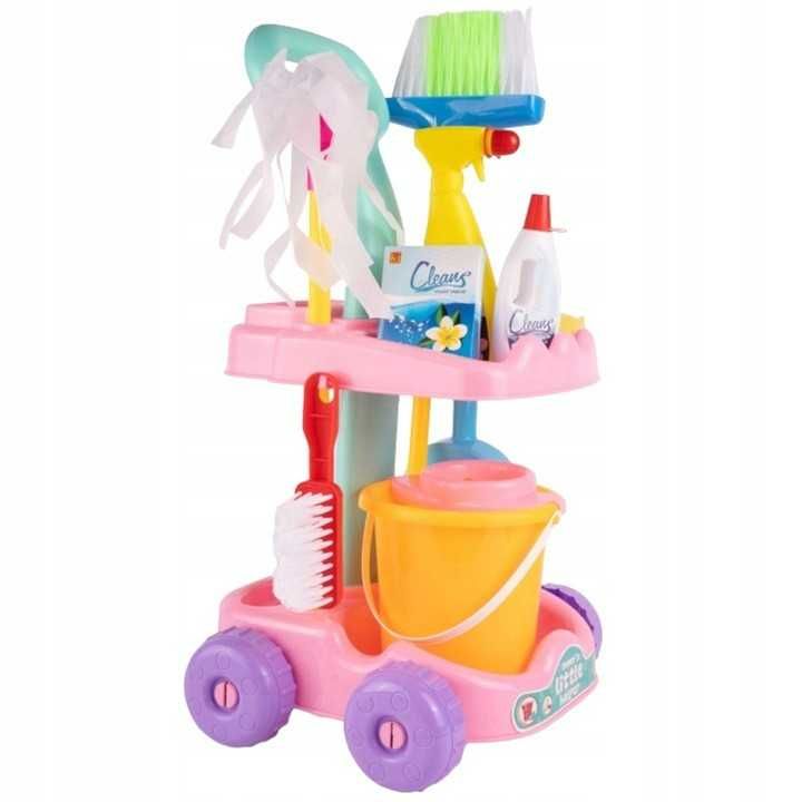 Zestaw do sprzątania zabawka dla dzieci 3+ wiaderko akcesoria