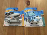 Hot Wheels zestaw: Mercedes SEC, VW Golf TH